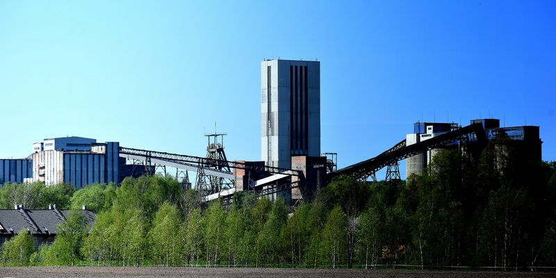 Szyb kopalni węgla na Śląsku